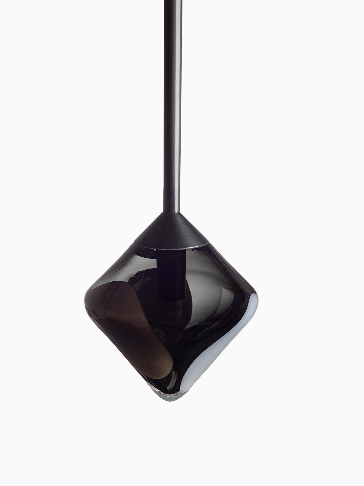 Koa Blackened Bronze Single Pendant