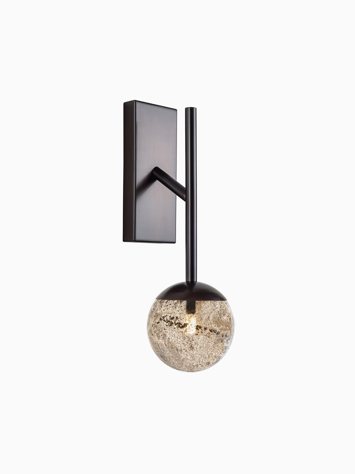 Silas Single Antique Frit Wall Light