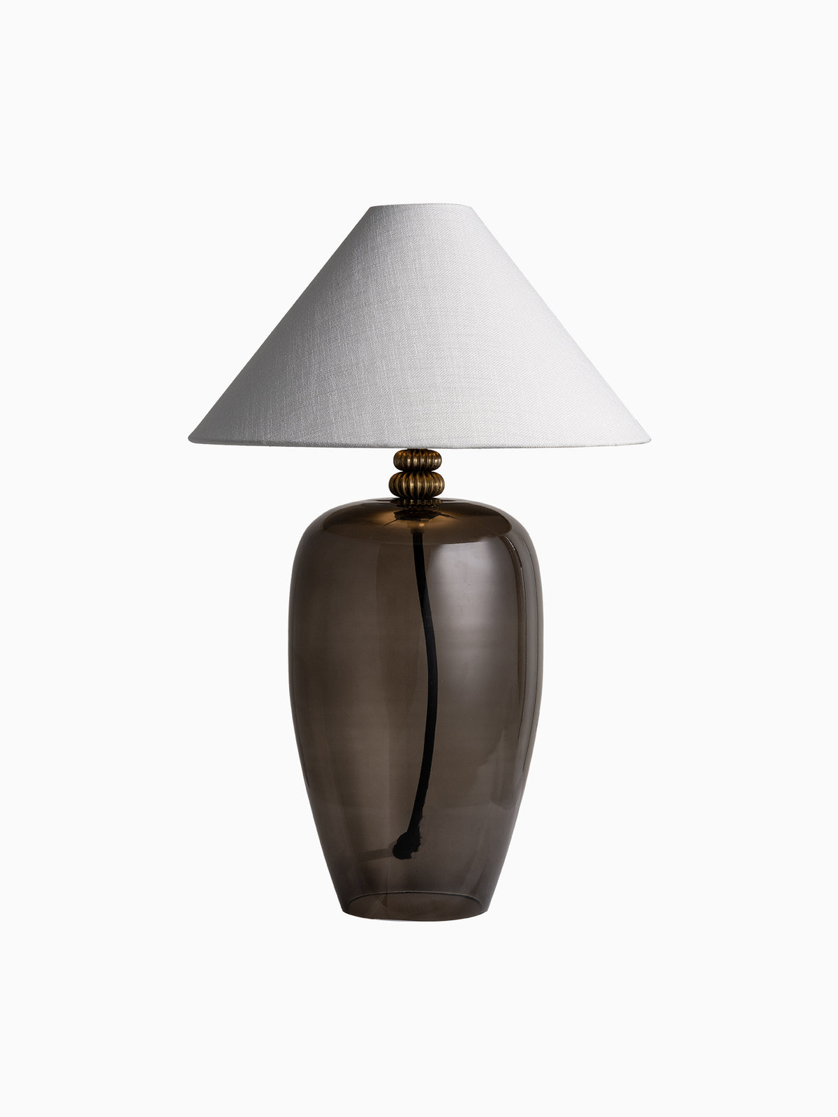 Everly Small Smoke Table Lamp