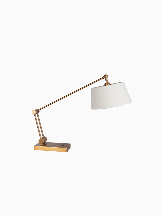 Torun Table Lamp in Antique Brass